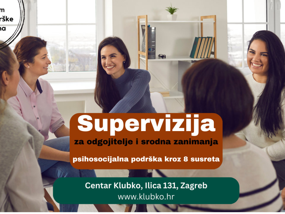 Supervizija za odgojitelje i srodna pomagačka zanimanja