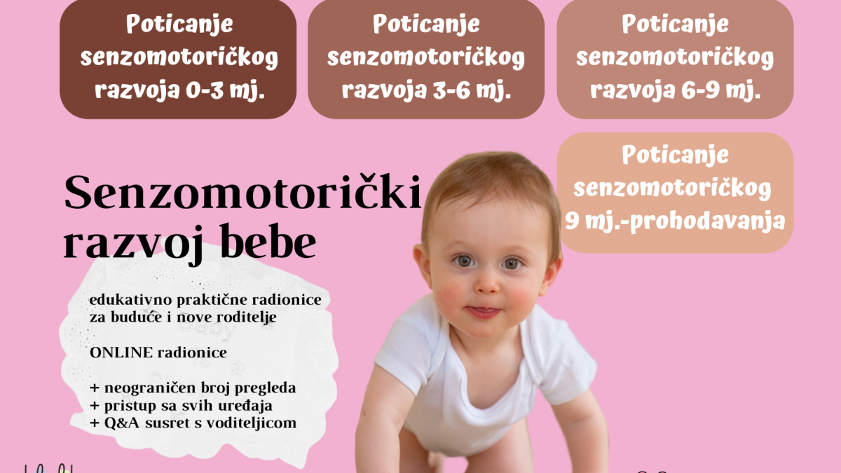 Poticanje senzomotoričkog razvoja bebe