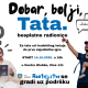 Besplatne radionice za nove očeve Dobar, bolji, TATA